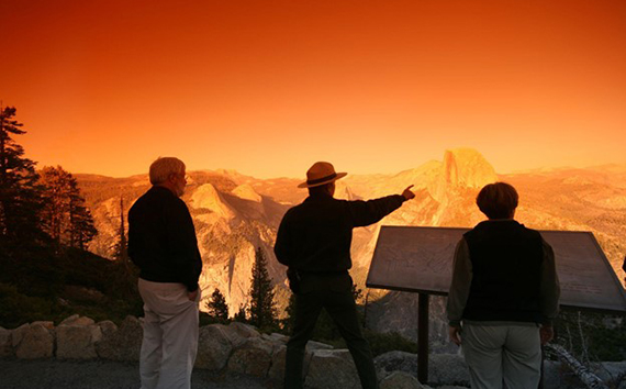 Nature Lovers Enjoying the Sunset